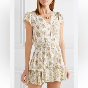 Alice + Olivia Mariska Ruffled Skort- Romper Mini-Dress  Size: 8